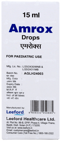 Amrox Oral Drops 15ml Amrox Oral Drops 15ml