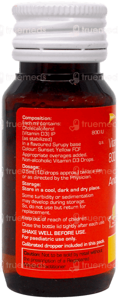 Anda D3 Mango + Honey Flavour Oral Drops 30Ml