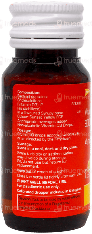 Anda D3 Mango + Honey Flavour Oral Drops 30Ml