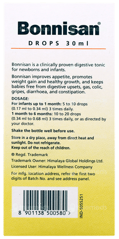 Himalaya Bonnisan Oral Drops 30ml