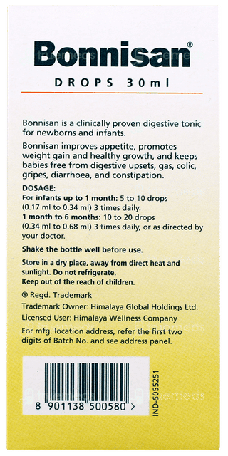 Himalaya Bonnisan Oral Drops 30ml