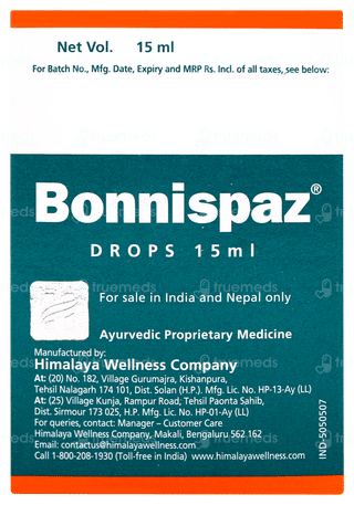 Himalaya Bonnispaz Oral Drops 15ml