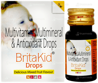 Britakid Mixed Fruit Flavour Oral Drops 15ml