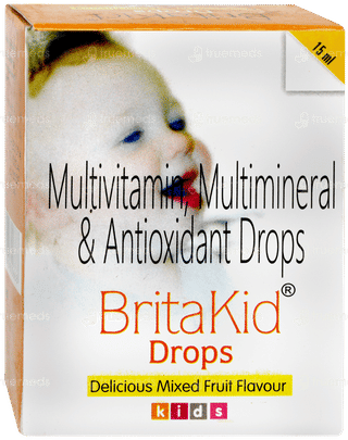 Britakid Mixed Fruit Flavour Oral Drops 15ml
