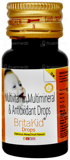 Britakid Mixed Fruit Flavour Oral Drops 15ml