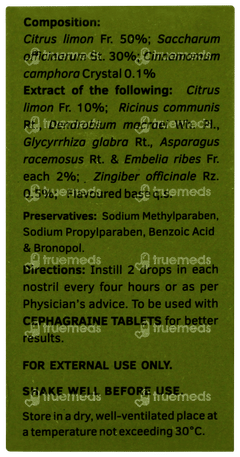 Cephagraine Nasal Drops 15ml
