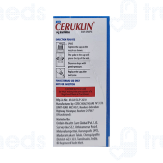 Ceruklin Ear Drops 10ml