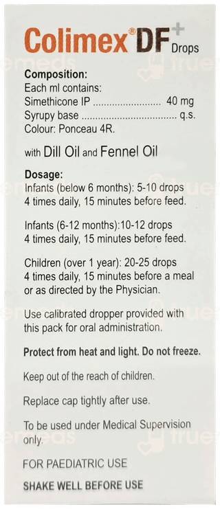 Colimex Df+ Oral Drops 15Ml