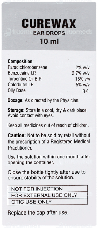 Curewax Ear Drops 10ml