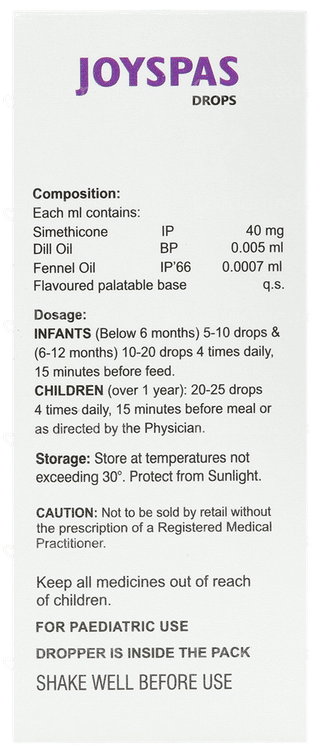 Joyspas Oral Drops 30Ml