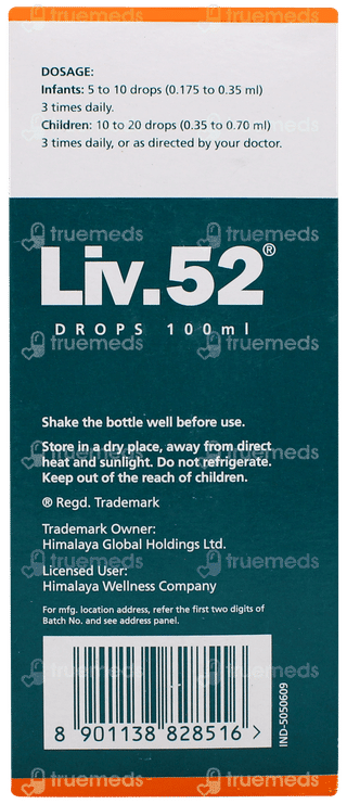 Himalaya Liv 52 Oral Drops 100ml