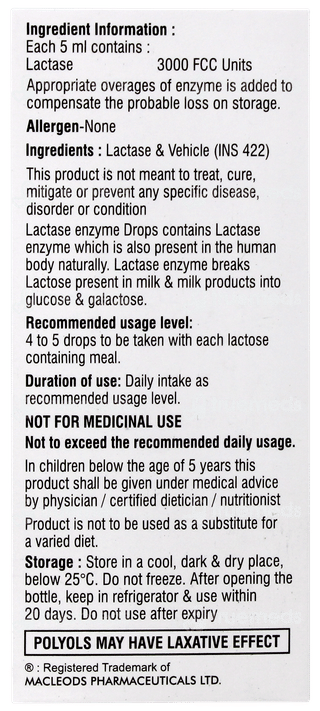 Mactase Oral Drops 15ml