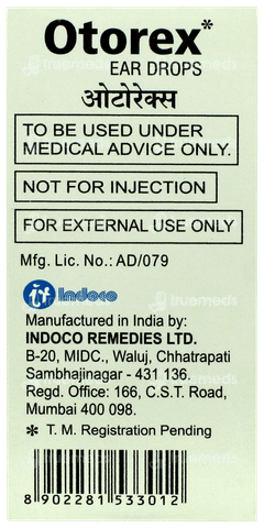 Otorex Ear Drops 10ml