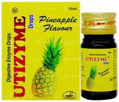 Utizyme Pineapple Flavour Oral Drops 15ml Utizyme Pineapple Flavour Oral Drops 15ml
