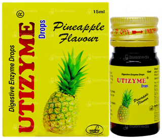 Utizyme Pineapple Flavour Oral Drops 15ml