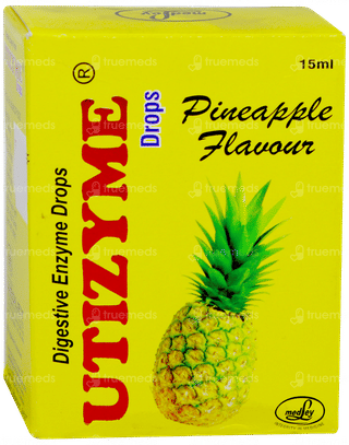 Utizyme Pineapple Flavour Oral Drops 15ml