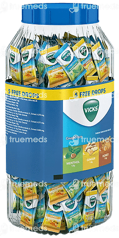 Vicks Menthol Ginger Honey Cough Drops 200 Vicks Menthol Ginger Honey Cough Drops 200