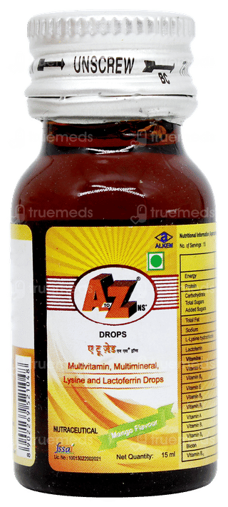 A To Z Ns+ Mango Flavour Oral Drops 15ml