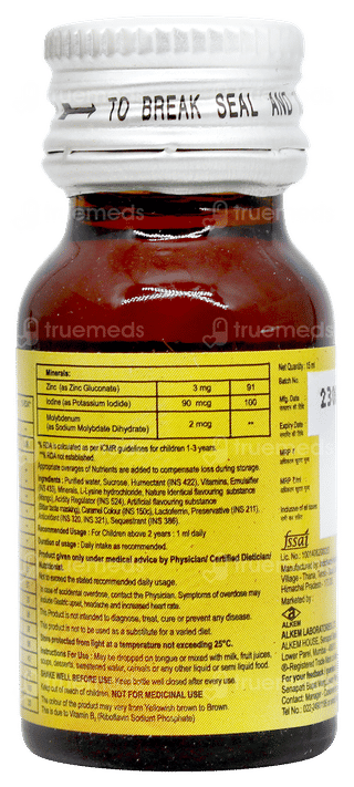 A To Z Ns+ Mango Flavour Oral Drops 15ml