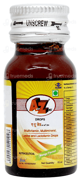 A To Z Ns Plus Mango Flavour Oral Drops 15ml