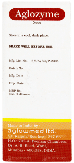 Aglozyme Oral Drops 15ml