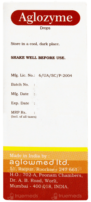 Aglozyme Oral Drops 15ml