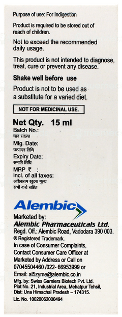 Al5zyme Oral Drops 15Ml