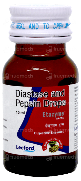 Etazyme Pineapple Flavoured Oral Drops 15ml