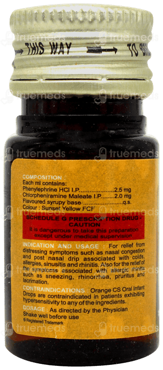 Orange Cs Oral Drops 15ml