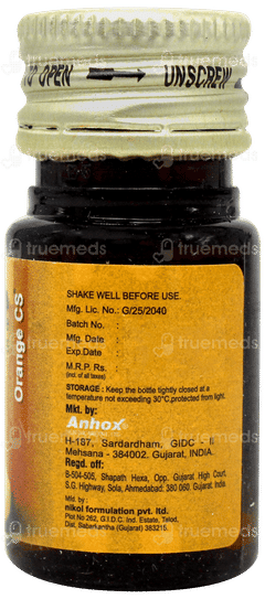 Orange Cs Oral Drops 15ml