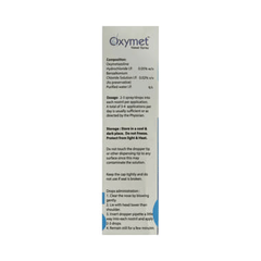 Oxymet 0.05% Nasal Solution 10ml Oxymet 0.05% Nasal Solution 10ml