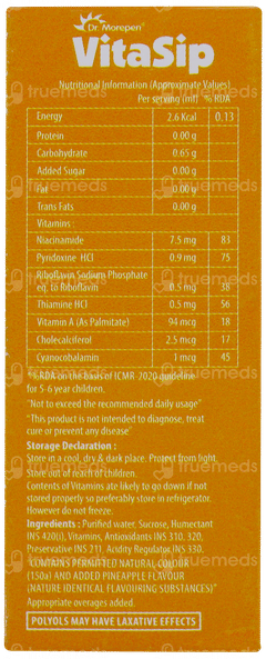 Vitasip Oral Drops 15ml