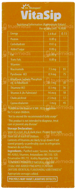Vitasip Oral Drops 15ml