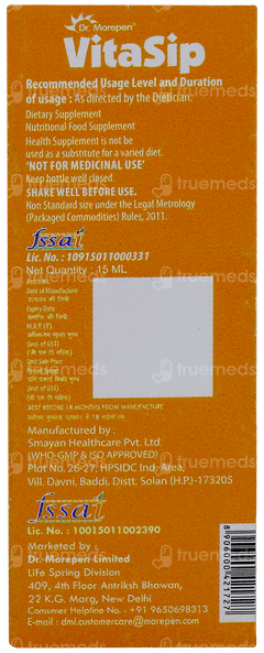 Vitasip Oral Drops 15ml