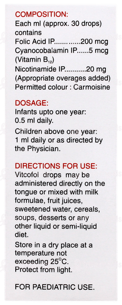 Vitcofol Oral Drops 15ml