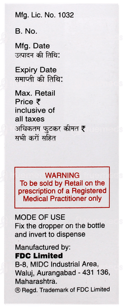 Vitcofol Oral Drops 15ml