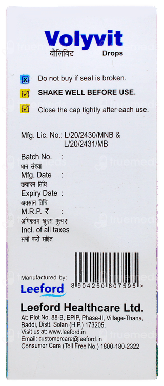 Volyvit Oral Drops 15ml