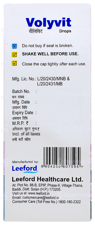 Volyvit Oral Drops 15ml