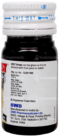 Zest Oral Drops 15Ml