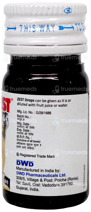 Zest Oral Drops 15Ml