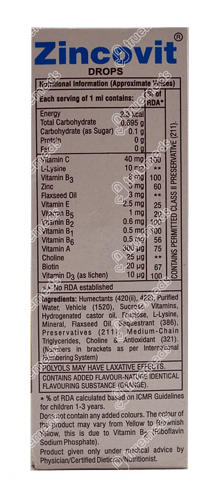 Zincovit Oral Drops 15ml