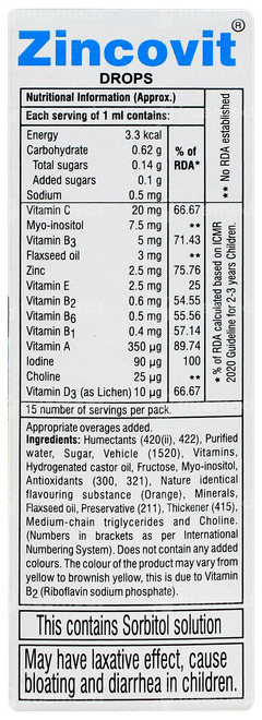 Zincovit Oral Drops 15ml