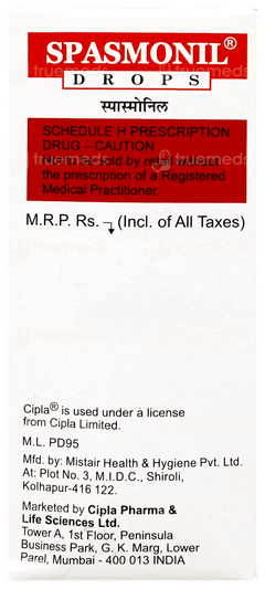 Spasmonil Oral Drops 10ml Spasmonil Oral Drops 10ml