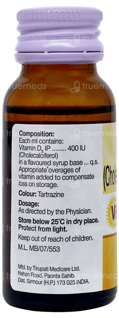 Vitomin D3 Oral Drops 30ml Vitomin D3 Oral Drops 30ml