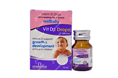 Wellbaby Vitamin D3 Oral Drops 15 ML