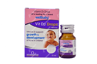 Wellbaby Vitamin D3 Oral Drops 15 ML