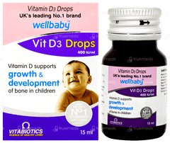 Wellbaby Vit D3 400iu Oral Drops 15ml Wellbaby Vit D3 400iu Oral Drops 15ml