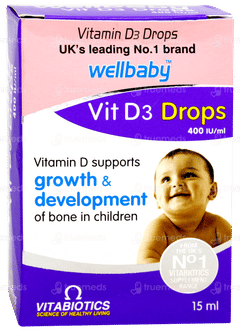 Wellbaby Vit D3 400iu Oral Drops 15ml
