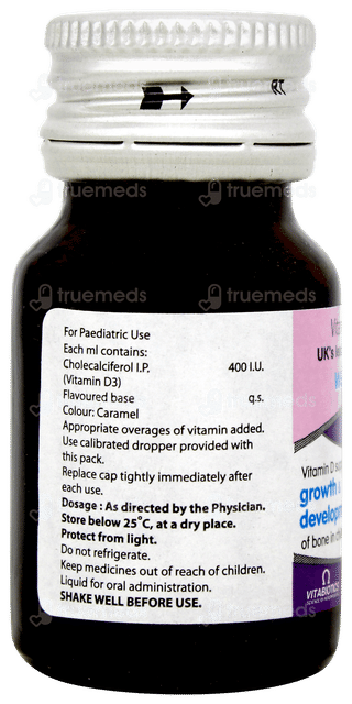 Wellbaby Vit D3 400iu Oral Drops 15ml