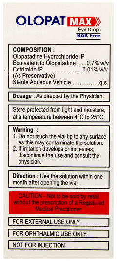Olopat Max Eye Drops 5ml